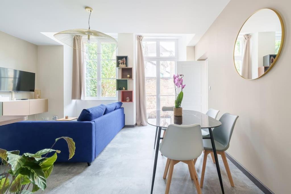 Appartement Lumineux Avec Cour Chaumont  Bagian luar foto